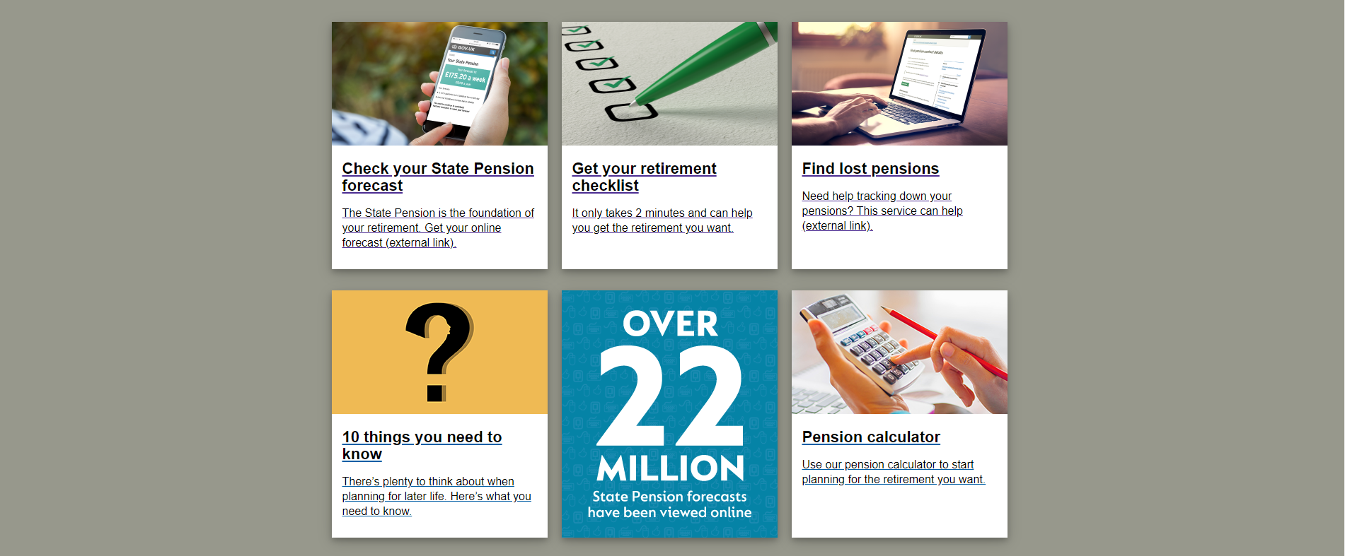 Get to know your pension: hints and tools from the DWP